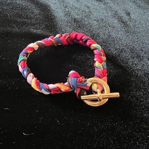 Anthropologie Be Present Woven Bracelet